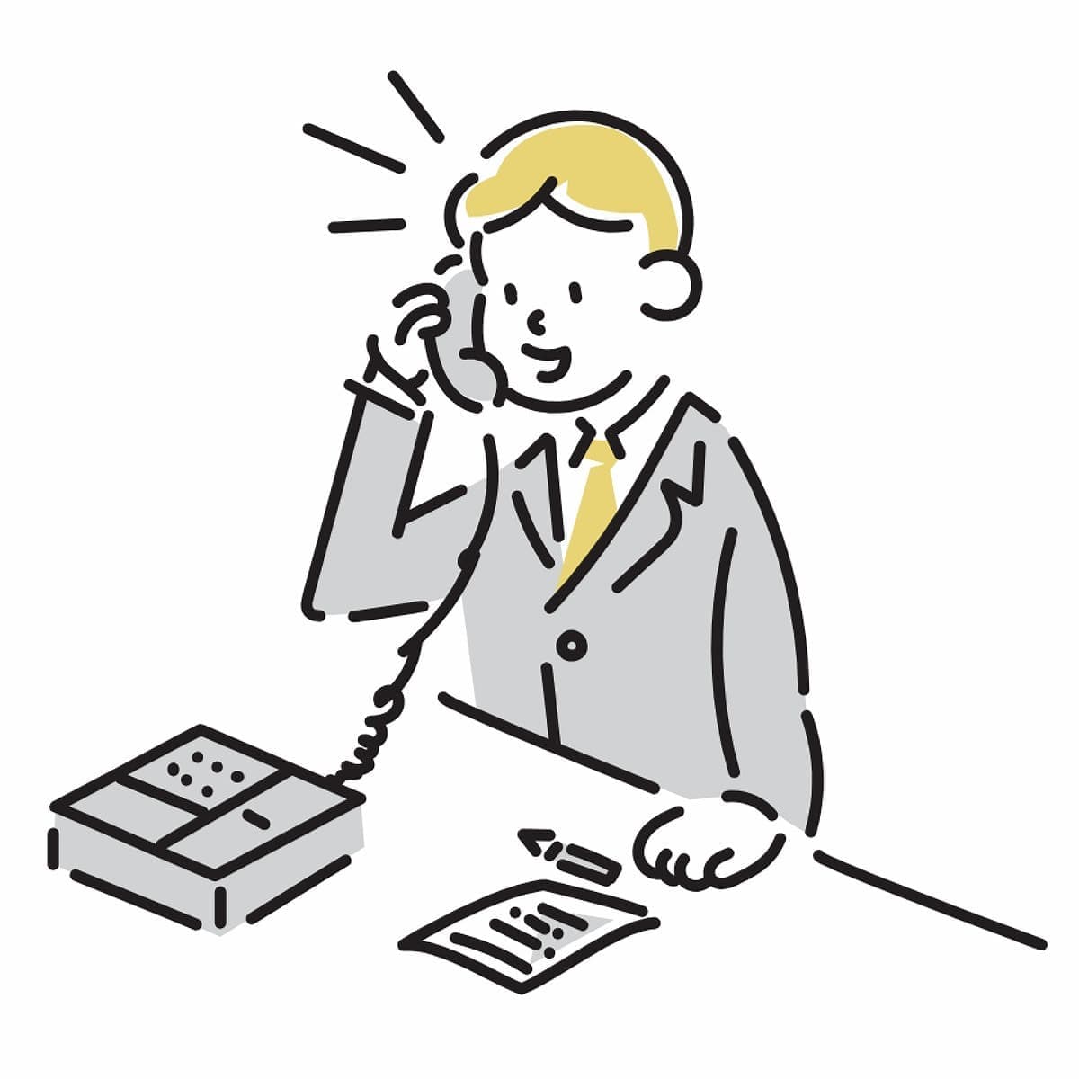 お問い合わせ・ご相談のイラスト