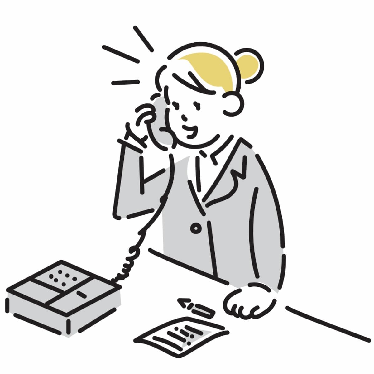 お問い合わせ・ご相談のイラスト