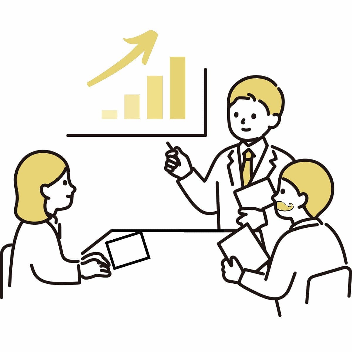 消費者思考に立った営業スタイルのイラスト
